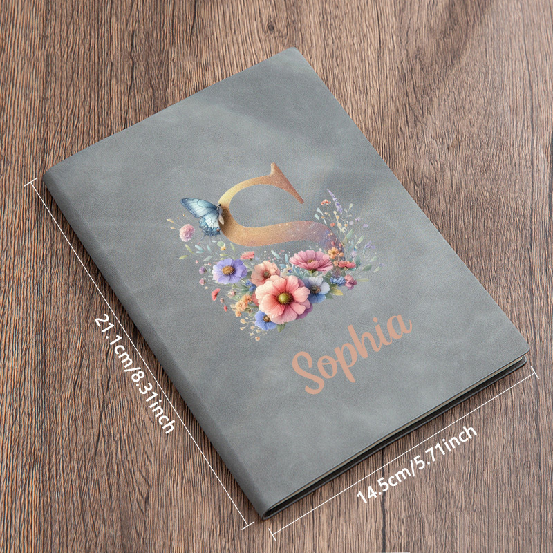 Leather Work Diary Covers - Caderno A5 de couro sintético personalizado