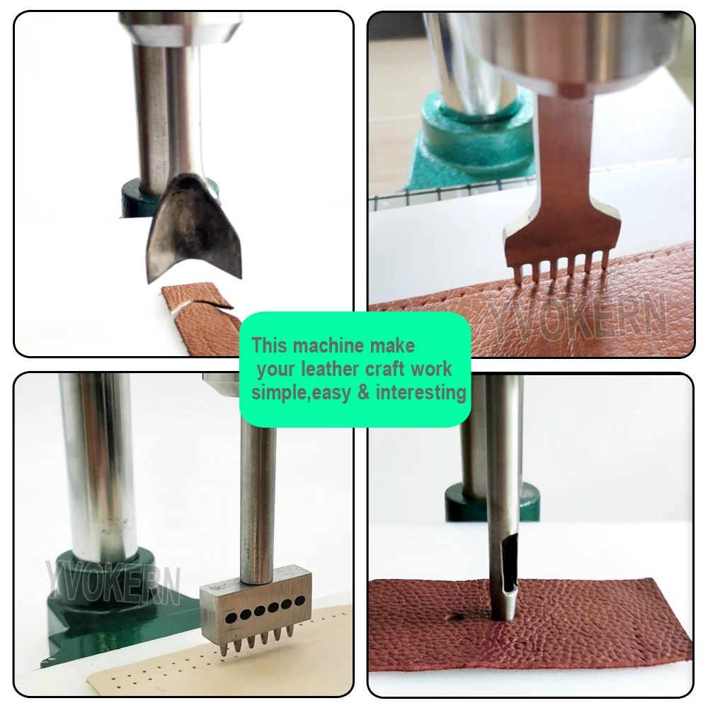 Máquina de perfuração de furo  - Leatherwork Hand Press avaliação e preço