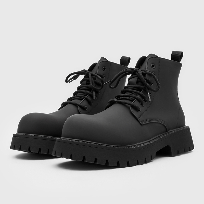Botas de combate masculinas pr - Leatherwork Designs avaliação e preço