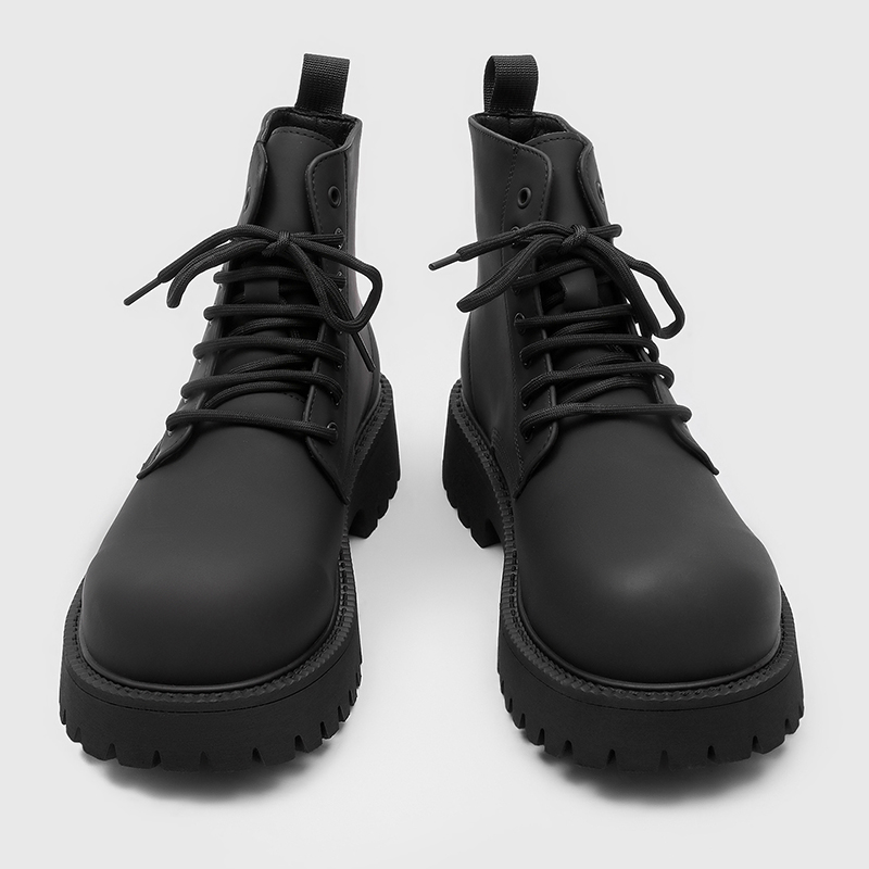 Botas de combate masculinas pr - Leatherwork Designs avaliação e preço